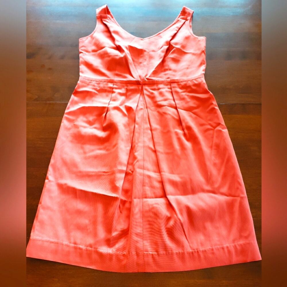 Talbots 6p coral tank top mini dress
